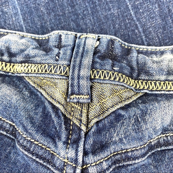 Express ReRock Distressed Bootcut Jeans EUC - Picture 8 of 13